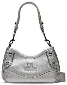Torebka listonoszka LOVE MOSCHINO srebrna