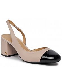 Sandały na obcasie MICHAEL Michael Kors różowe