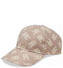 Czapka z daszkiem Tommy Hilfiger szara damska