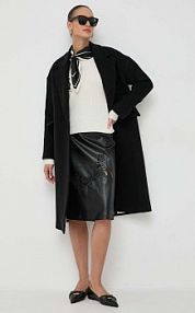 Płaszcz Beatrice B  czarny damski 23FA2546SOLID