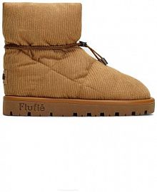 Śniegowce Flufie  brązowe damskie S07.TAN
