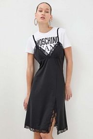 Sukienka mini Moschino Jeans  czarna 0411.3267