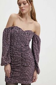 Sukienka mini Answear.LAB  czarna WS24.SUD008