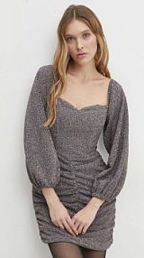 Sukienka mini Answear.LAB  złota WS24.SUD009