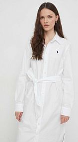 Sukienka mini Polo Ralph Lauren  biała 211928804