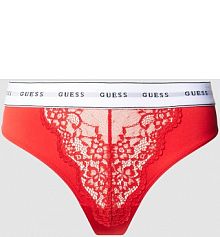 Stringi z koronką model BELLE Guess czerwone EAN O2BE00KBBT0