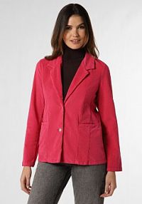 Blezer  Kobiety Sztruks wyrazisty róż jednolity L Blue Fire