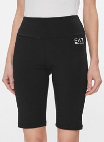 Szorty sportowe EA7 Emporio Armani czarne 3DTS53 TJ01Z 1200  Regular Fit