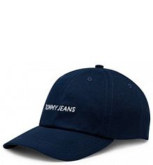 Czapka z daszkiem Tommy Jeans granatowa damska 