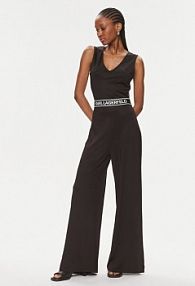 Kombinezon KARL LAGERFELD czarny 