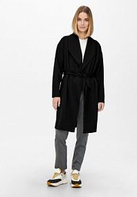 Płaszcz JDY czarny damski Przejściowy Mekko 15259931  Regular Fit