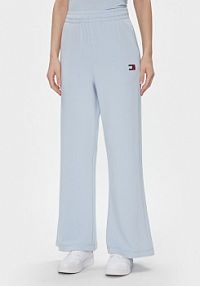 Spodnie dresowe Tommy Jeans niebieskie damskie 