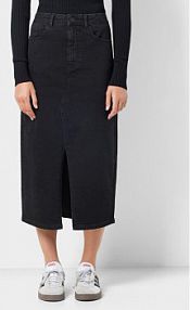 Spódnica jeansowa Noisy May czarna 