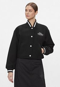 Bomberka Tommy Jeans czarna Kurtka bomber