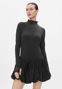 Sukienka koktajlowa MAX&Co. czarna Lindor  Regular Fit