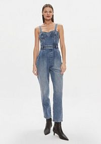 Kombinezon Tommy Jeans niebieski 