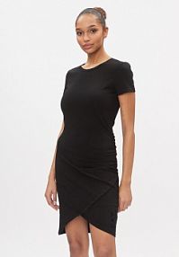 Sukienka letnia EA7 Emporio Armani czarna Codzienna