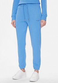 Spodnie dresowe Tommy Hilfiger niebieskie damskie 