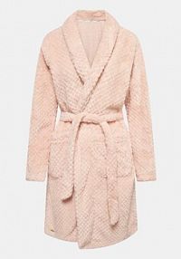 Szlafrok SELMARK różowy damski