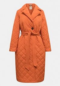 Płaszcz PART TWO pomarańczowy damski