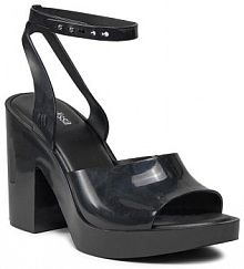 Sandały na obcasie Melissa czarne