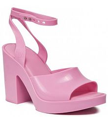 Sandały na obcasie Melissa różowe