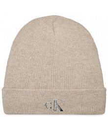 Czapka zimowa Calvin Klein Jeans szara damska
