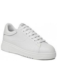 Sneakersy Emporio Armani białe damskie