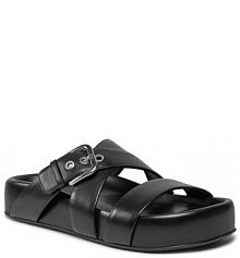 Klapki AGL czarne damskie