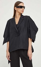 Bluzka MMC STUDIO  czarna damska MANIA.SHIRT