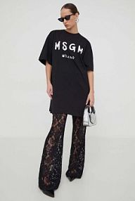 Sukienka mini MSGM  czarna 2000MDA510.20