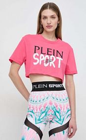 T-shirt Plein Sport  różowy damski SADC.WTK3135.