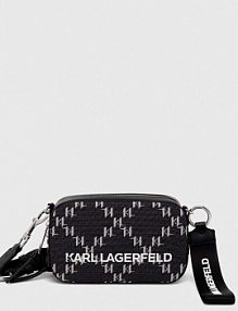 Saszetka na ramię Karl Lagerfeld  czarna damska 236M3028