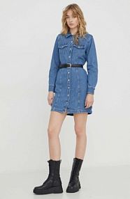 Sukienka mini Levi's  niebieska A7592