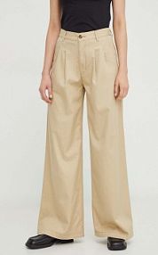 Spodnie eleganckie Levi's  beżowe damskie A7535