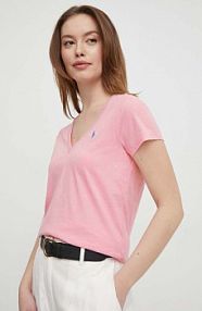 T-shirt Polo Ralph Lauren  różowy damski 211902403