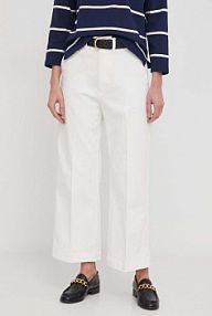 Spodnie eleganckie Polo Ralph Lauren  beżowe damskie 211873988