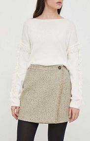 Spódnica mini United Colors of Benetton  beżowa 4OJZD003B