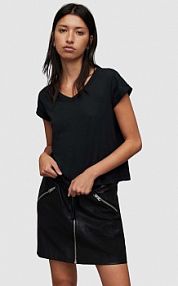 T-shirt AllSaints  czarny damski WM640Z