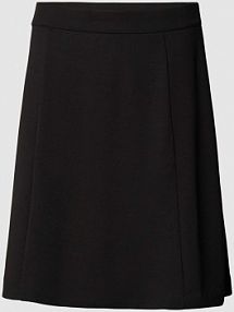 Spódnica mini z szerokim, elastycznym pasem model Cedilan Fransa czarna EAN 20613435