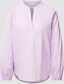 Bluzka z kołnierzem z lamówką w kolorze liliowym Lieblingsstück fioletowa damska EAN 240129608