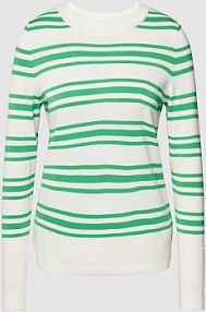 Sweter z prążkowanym ściągaczem Esprit zielony damski EAN 994EE1I308