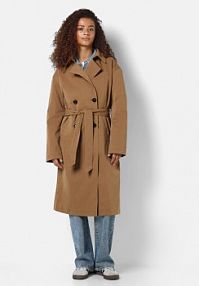 Trencz Noisy May brązowy Manya 27028990  Regular Fit