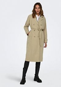 Trencz JDY beżowy Panther 15281785  Regular Fit