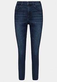 Jeansy Sisley granatowe damskie 