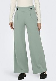 Spodnie eleganckie JDY zielone damskie Materiałowe