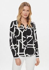 Koszula ONLY czarna damska Gusta 15317938  Regular Fit