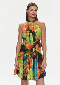 Sukienka koktajlowa Silvian Heach wielokolorowa 