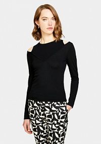 Sweter Sisley czarny damski 