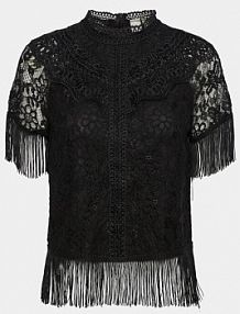 Bluzka YAS czarna damska 